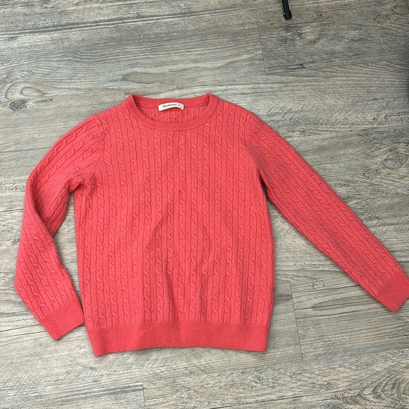 Woolovers Cashmere Merino Wool Crew Neck Pink Sweater Long Sleeve‎ Knit - Picture 1 of 10